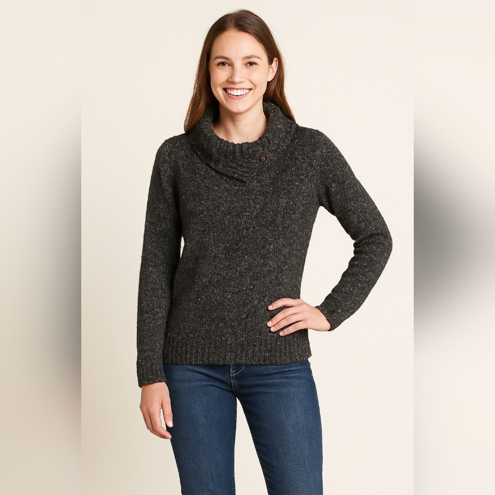 L.L. Bean Gray Knit Sweater